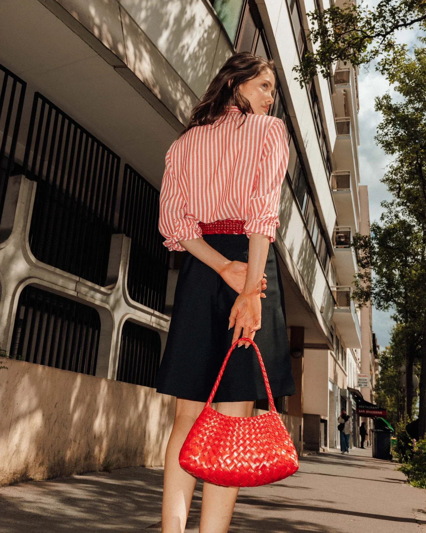 Timeless Artistry in Woven Leather