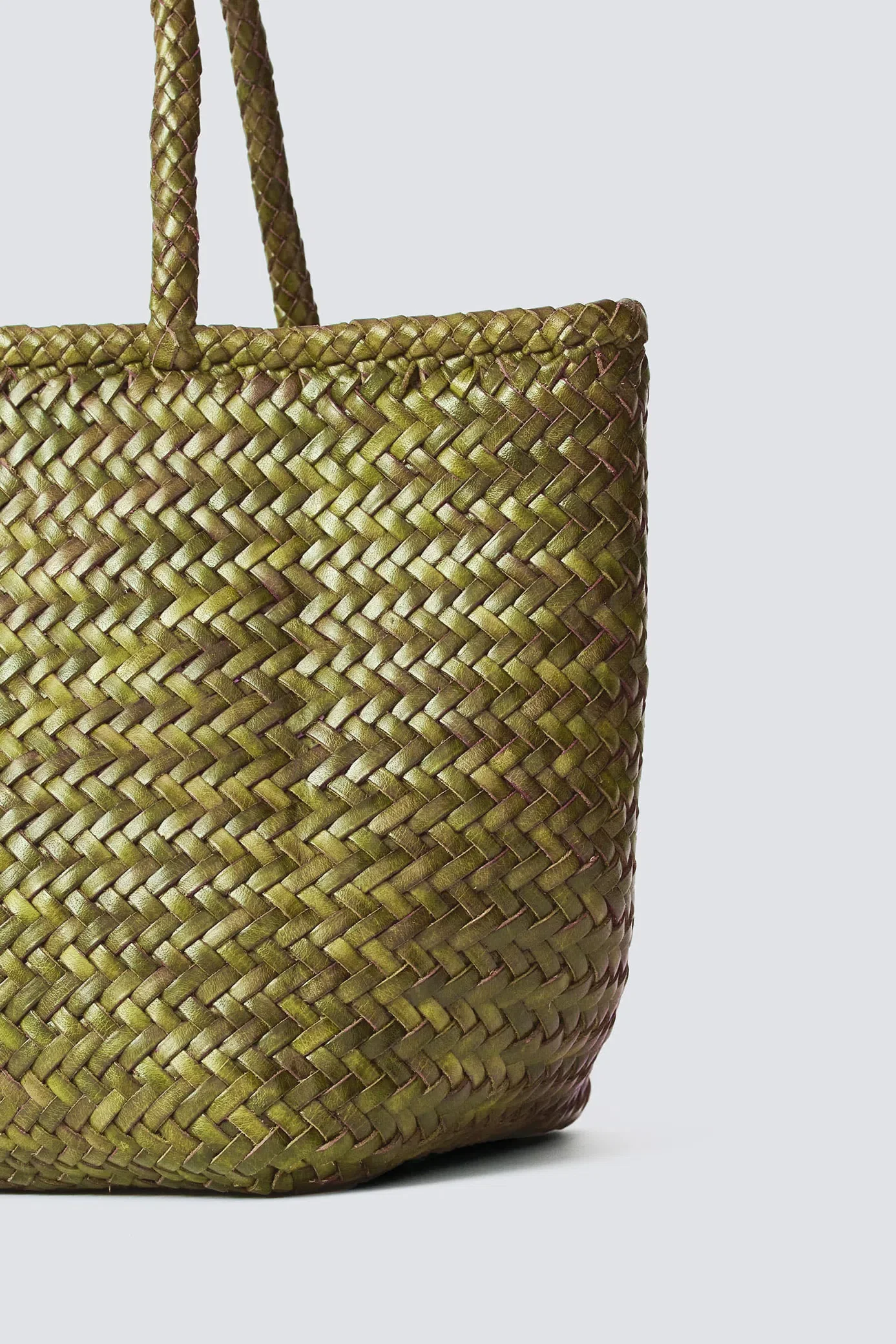 Grace Basket Small Bamboo Green - Image 3