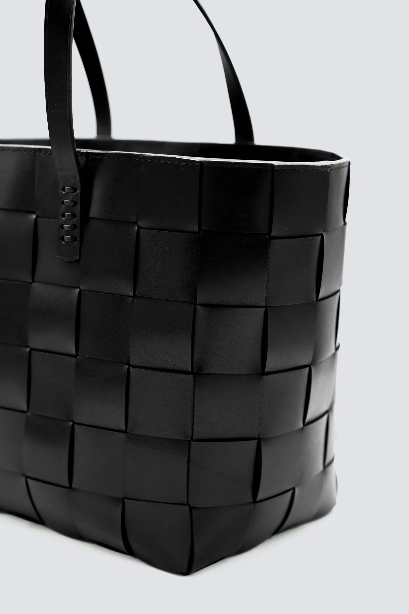 Japan Tote Black w/ flat handles - Image 3