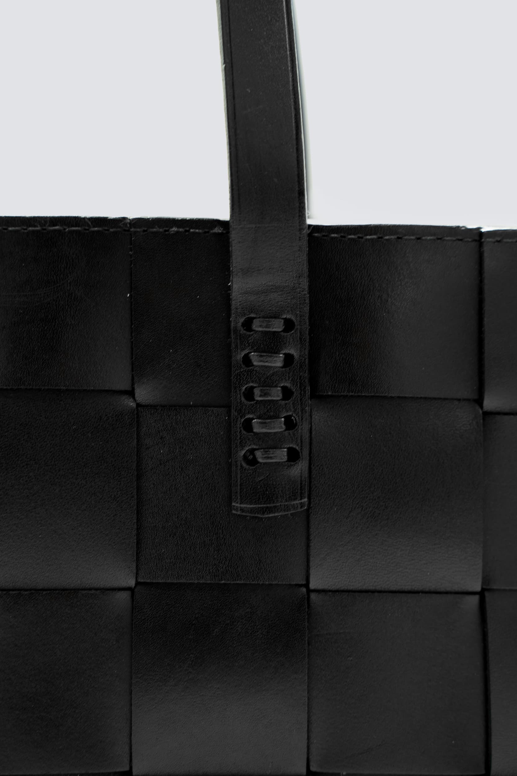 Japan Tote Black w/ flat handles - Image 5