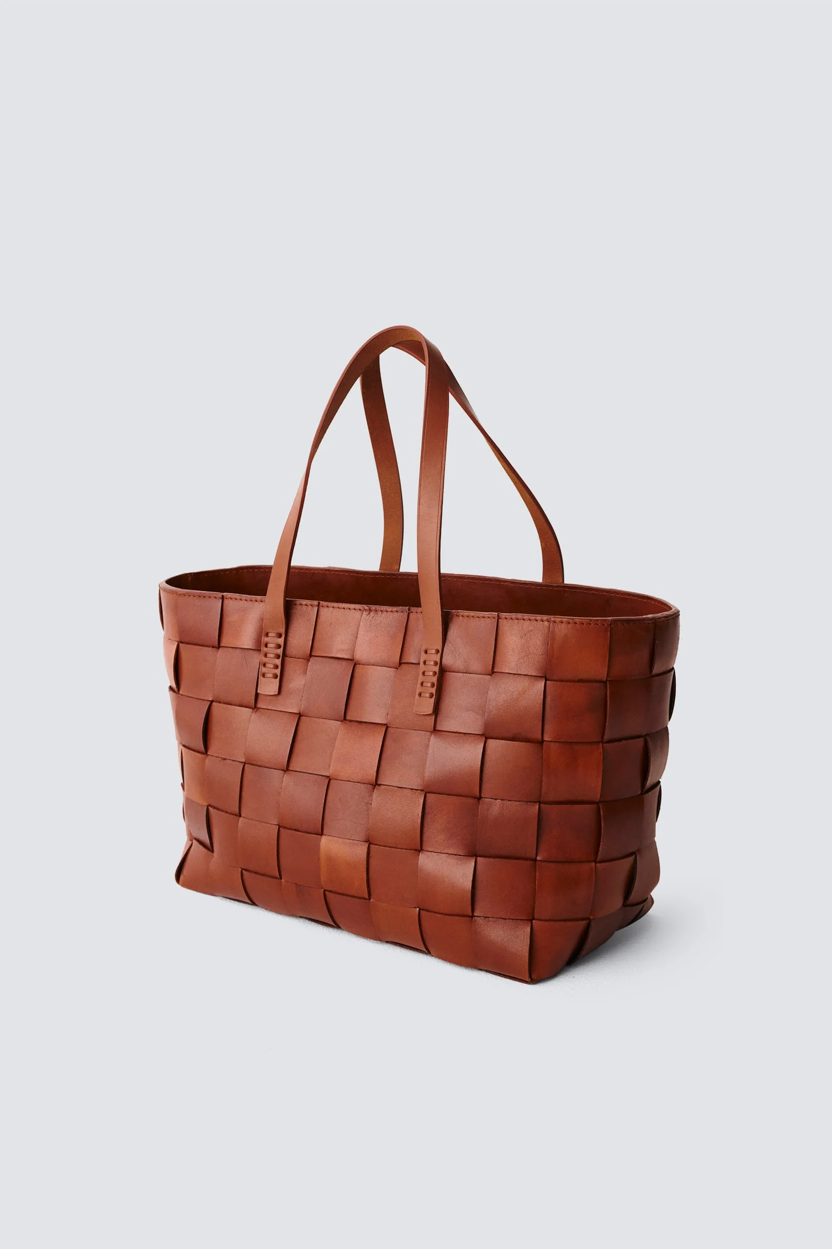 Japan Tote Tan w/ flat handles - Image 4