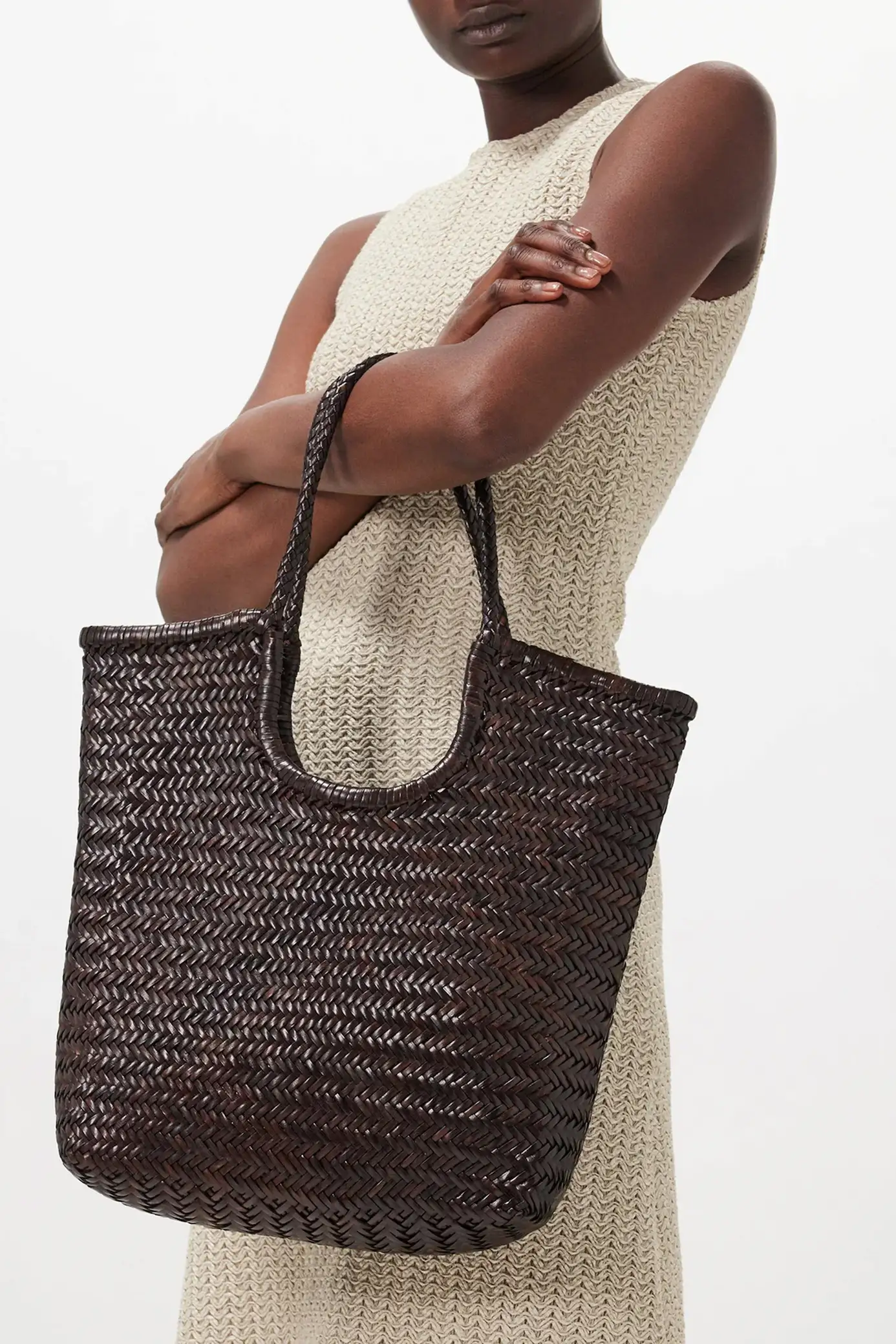 NS Diagonal Triple Jump Dark Brown - Image 3