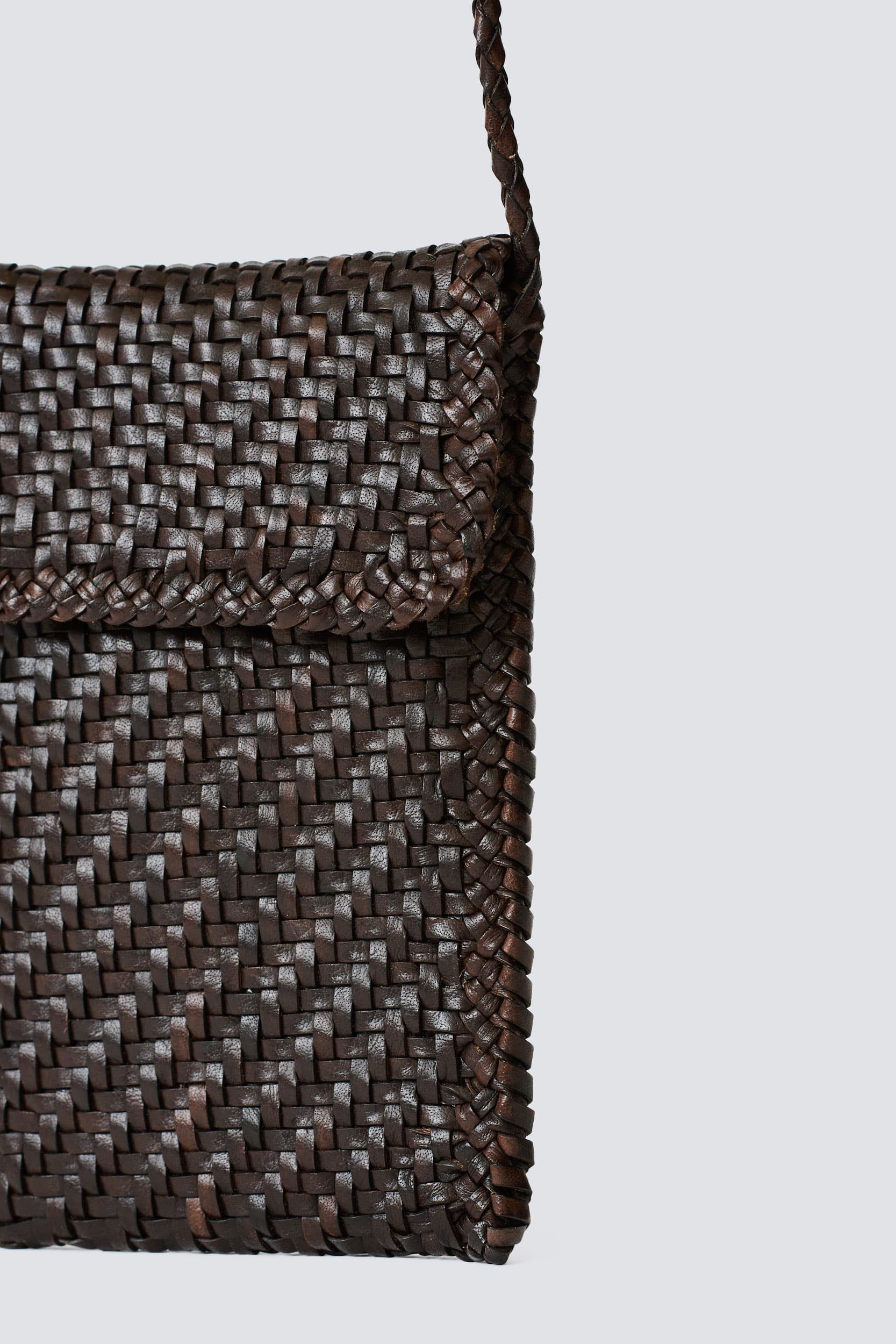 Phone Crossbody Dark Brown - Image 3